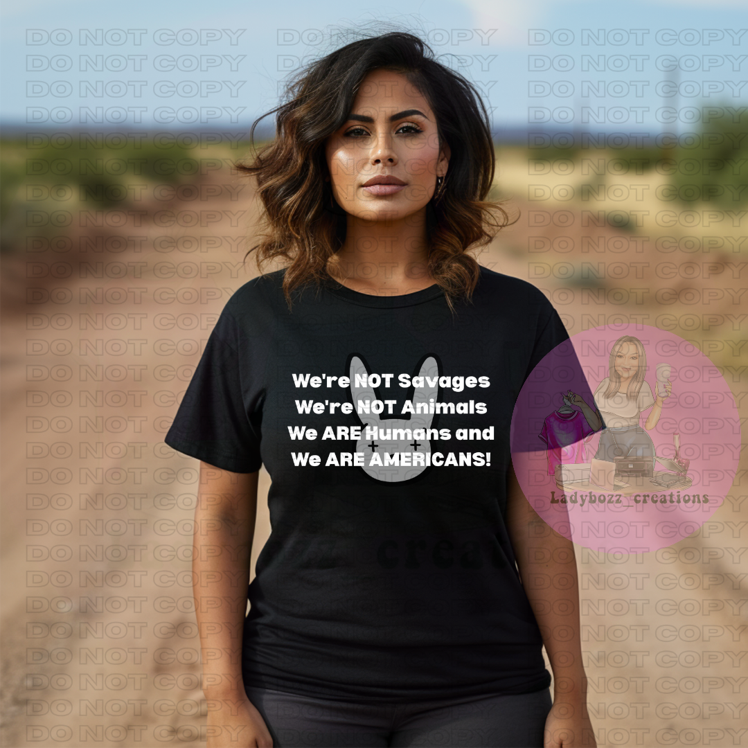 Bad Bunny/We Are Humans/Tshirt or print only