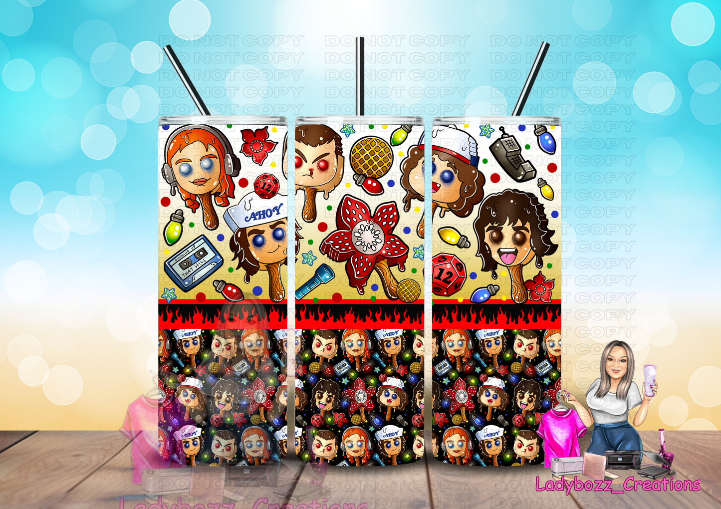 Stranger Things/ Tumbler/ or sublimation print