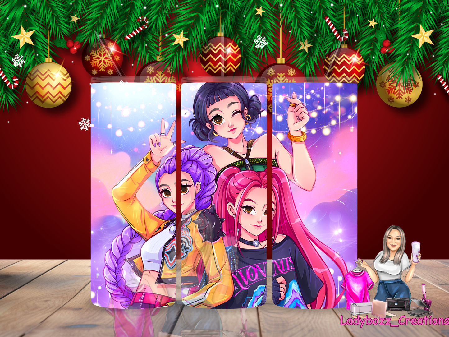 Huntrix Owala Dupes/ 24 oz Tumbler/ or sublimation print/several options