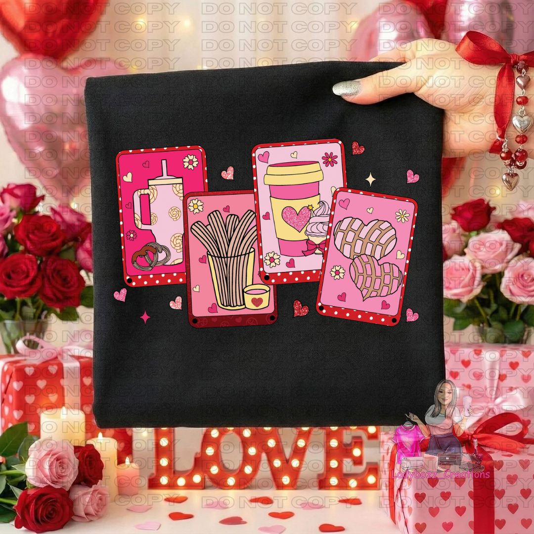 Loteria Mexican Pastries/Tshirt/Valentines