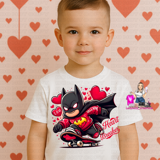 Heart Breaker Batman/Valentines/kids/tshirts