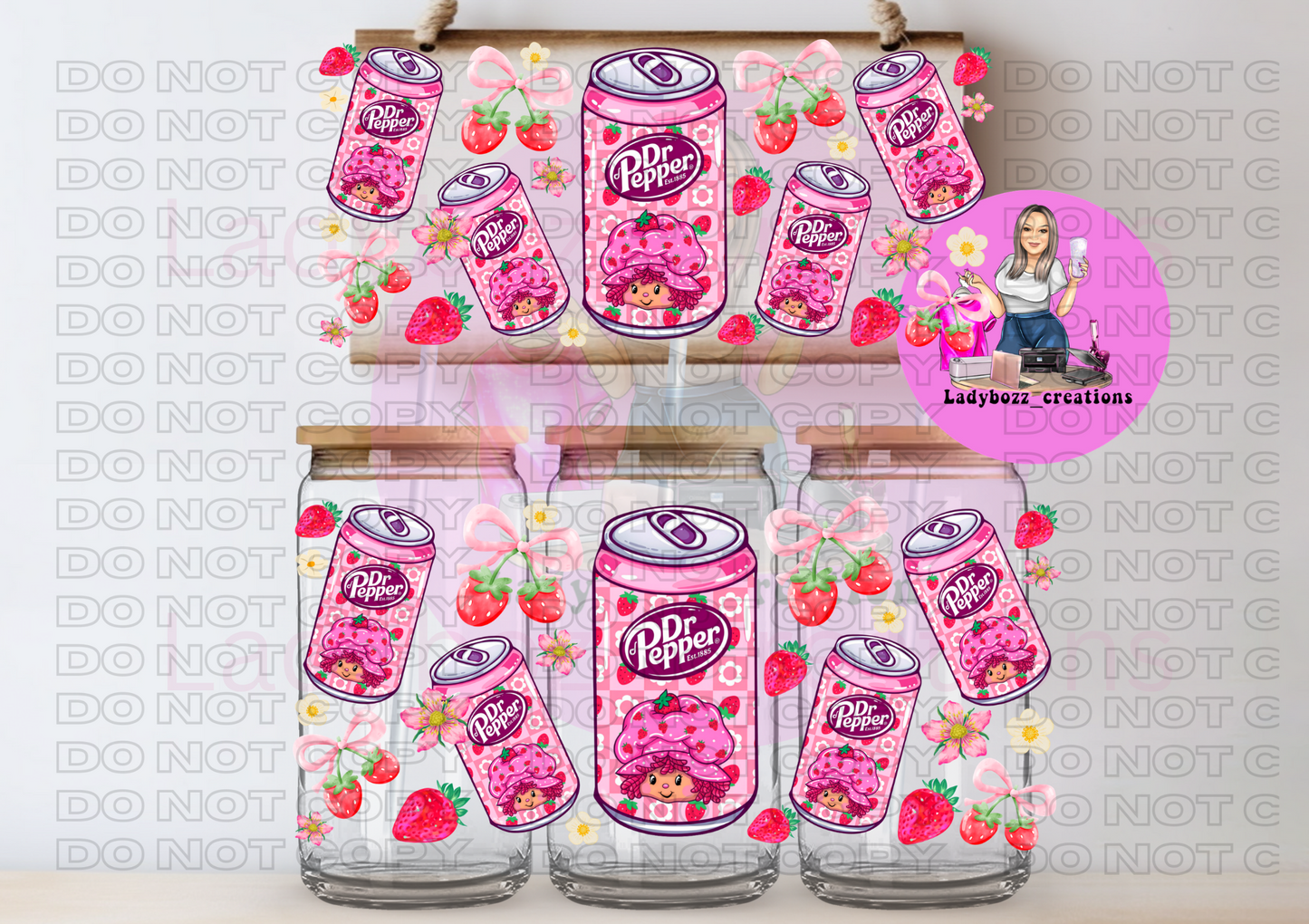 Strawberry Girl/2 Wraps Only or Libbey Cup