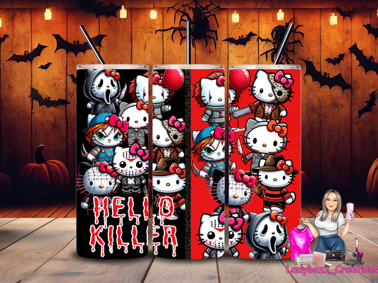 Hello Kitty Horror Tumbler