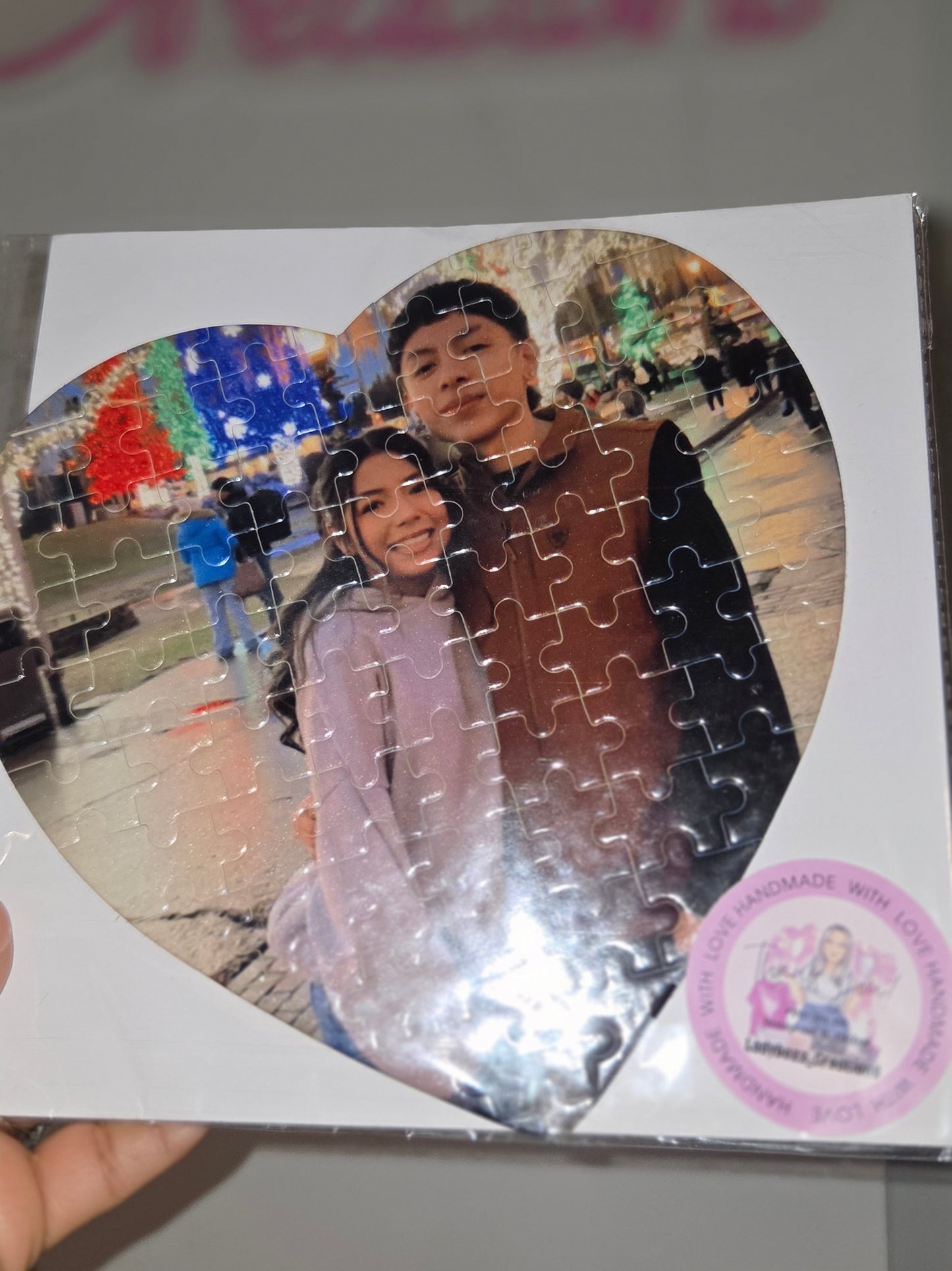 Custom Photo Heart Puzzle