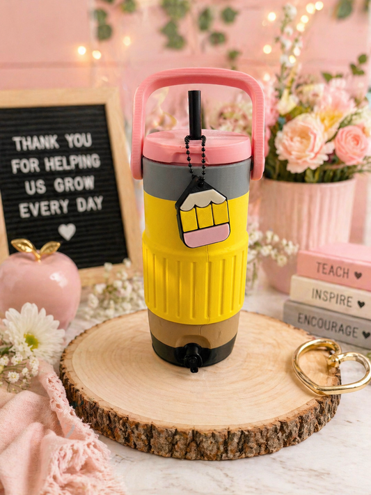 Teacher Appreciation 3D Printed Skinny Drink Can Holder