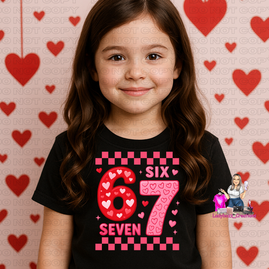 Six Seven/Valentines/kids/tshirts
