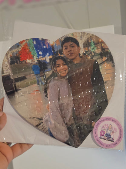 Custom Photo Heart Puzzle