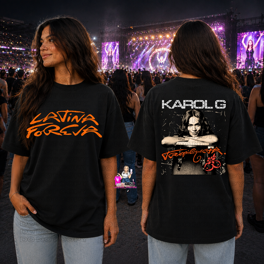 $25/Karol G Tropicoqueta Tour Shirts/Or Print ONLY