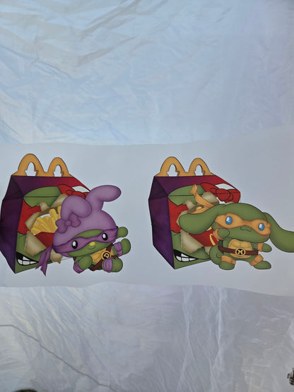 Ninja Turtle Gangsheet Prints/6 images