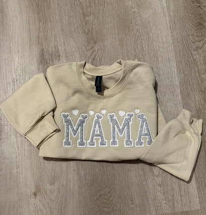 Mama Custom Embroidery Sweaters