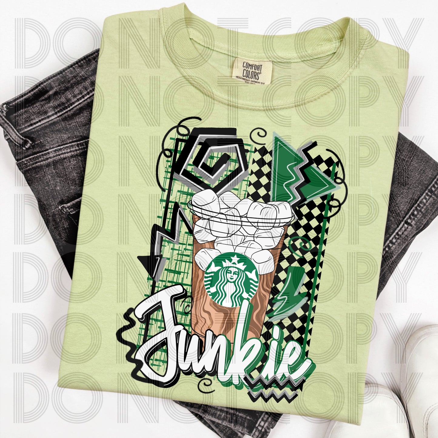 Junkie Iced Coffee/Tshirt or print only/