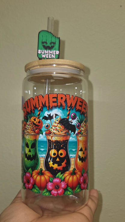 Summerween Libbey Cup/3D Straw Topper
