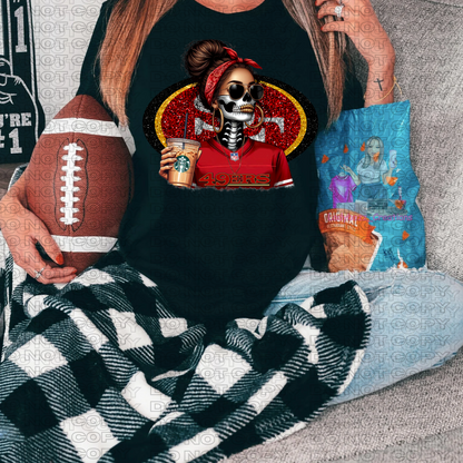 Skelly Football Girls/Every Team Available/Tshirt or Print Only