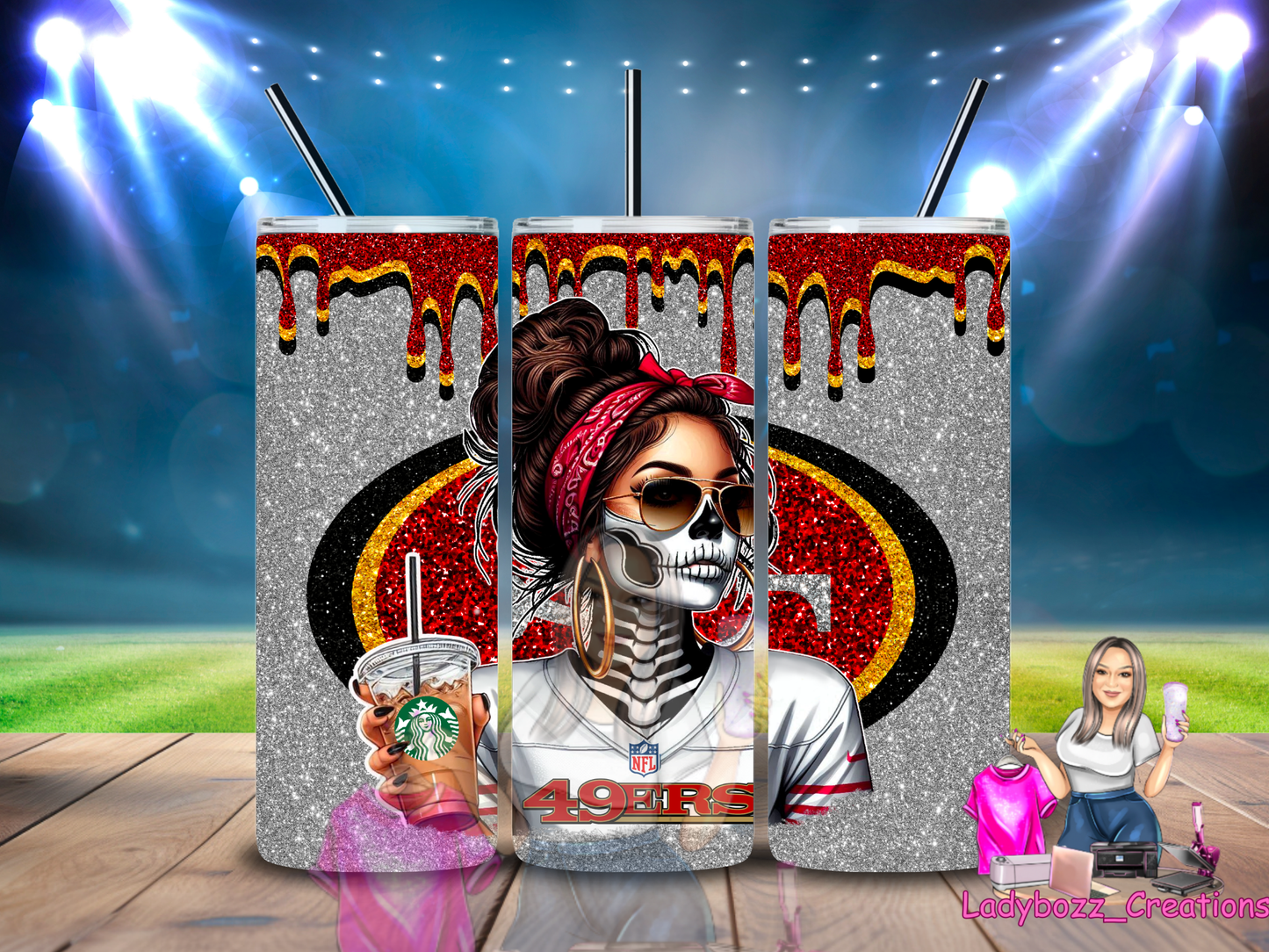 SF Skelly/Football/Tumbler or sublimation print/