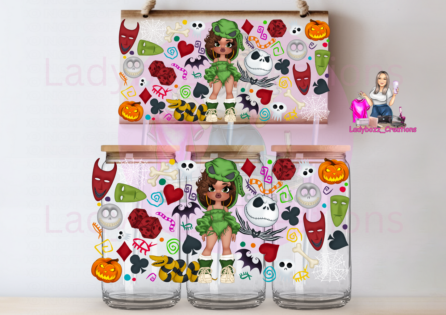 The nightmare before Christmas Girls/Scary/Halloween / WRAP BUNDLE