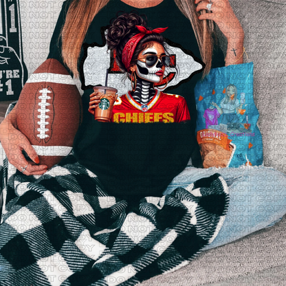 Skelly Football Girls/Every Team Available/Tshirt or Print Only