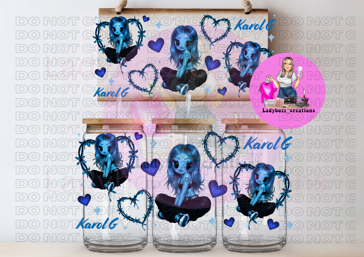 Karol G/2 Wraps Only or Libbey Cup