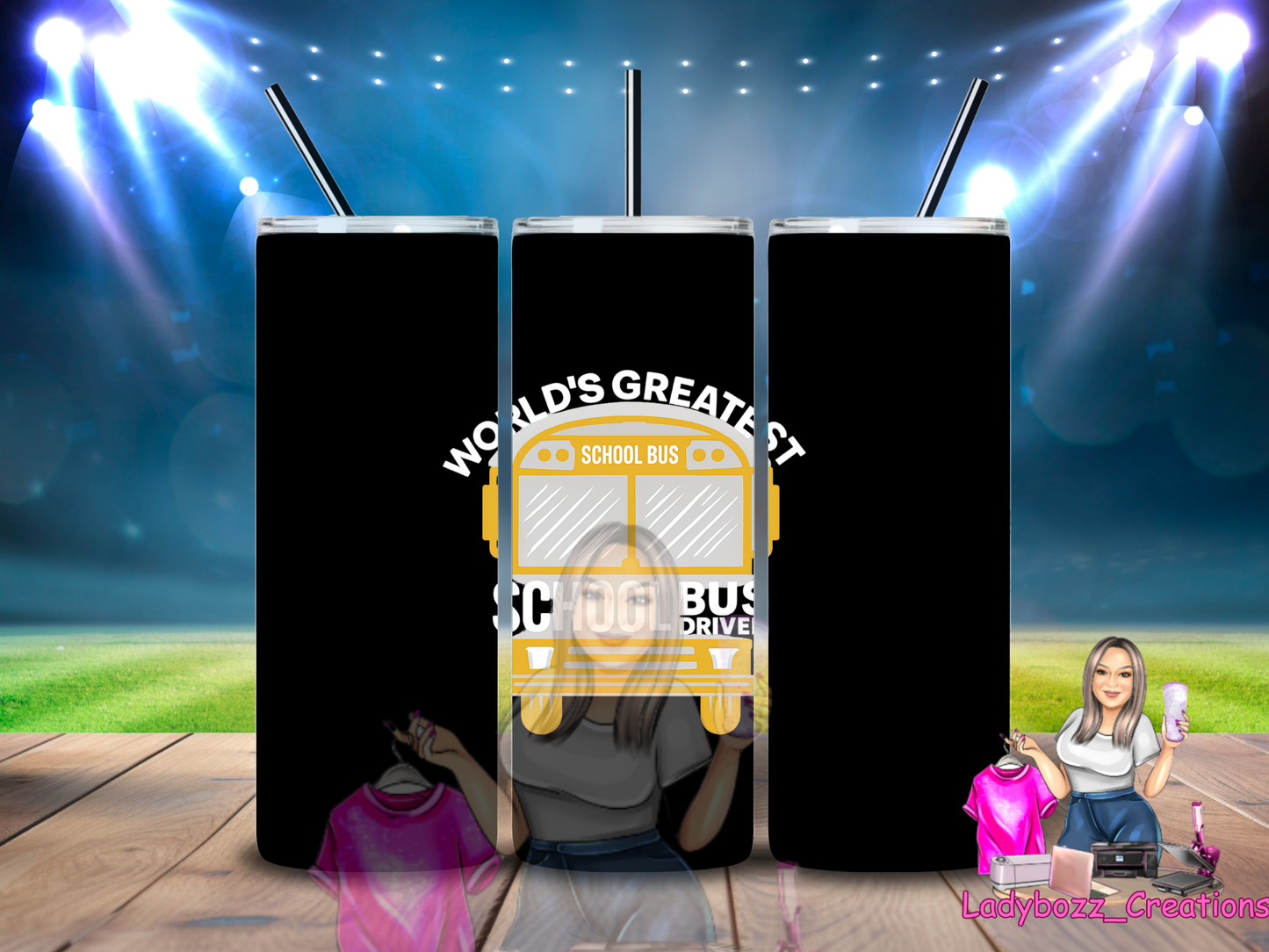 World's Greatest Bus Driver/ Tumbler/ or sublimation print