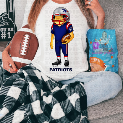 Bad Bunny/Football/Patriots/NFL/1 dtf image/1 libbey wrap