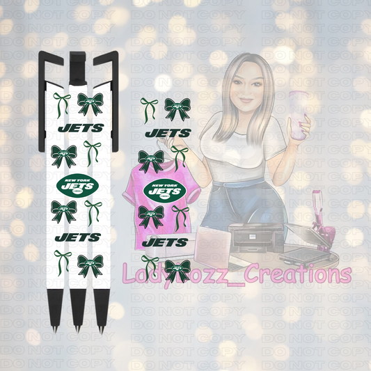 Football Coquette Pen Wraps