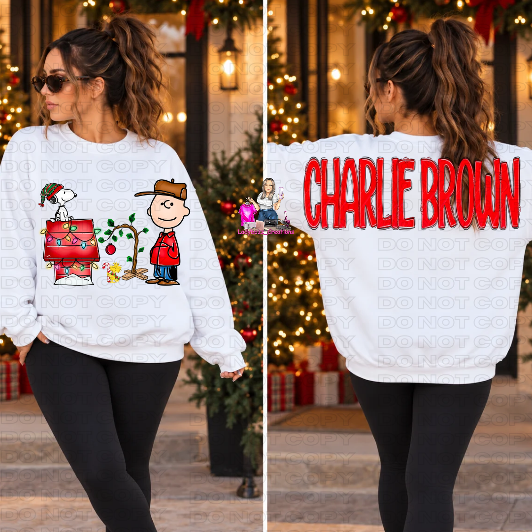 Charlie B Movie Sweatshirts Front and Back Design/Christmas