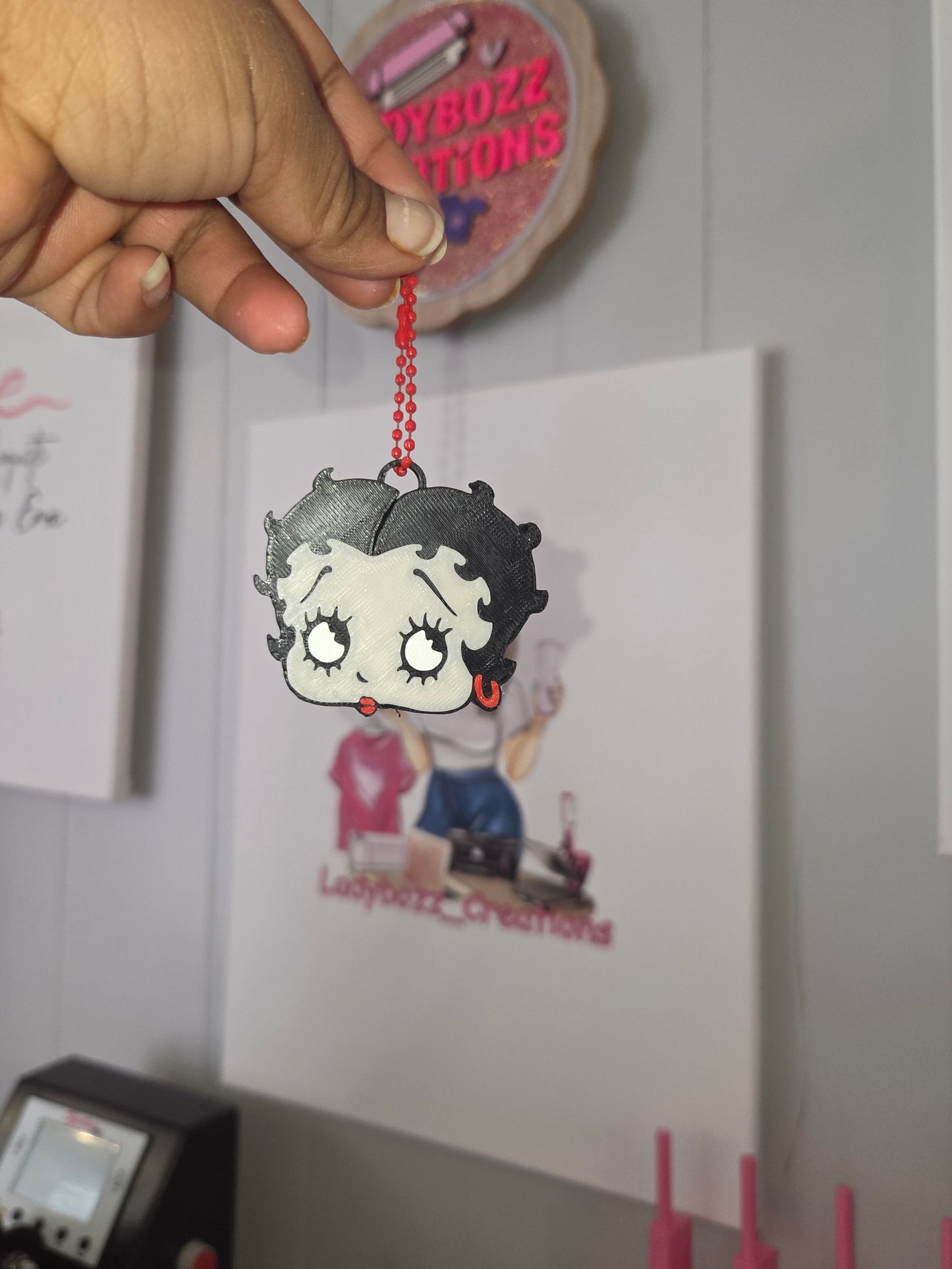 Betty B/3D Acrylic Can Opener Keychain – Custom & Cute