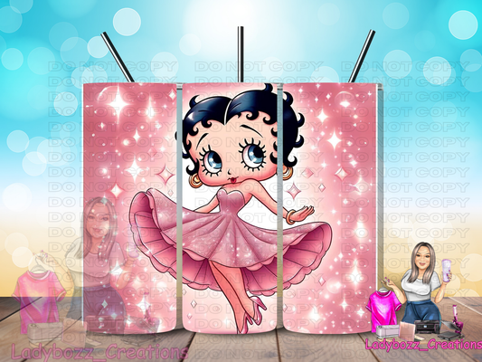 Betty B/ Tumbler/ or sublimation print (Copy)