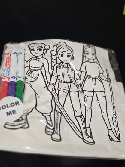 Huntrix Color Me Shirts/several options/kids