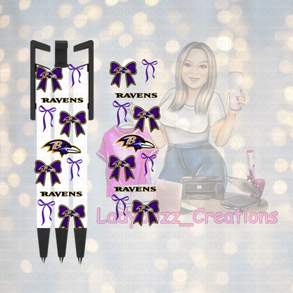 Football Coquette Pen Wraps