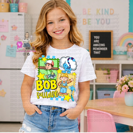 Bob Building Boy/Tshirt or print only/kids