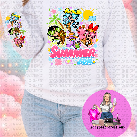 Summer Girls/sweatshirt or print only/adults