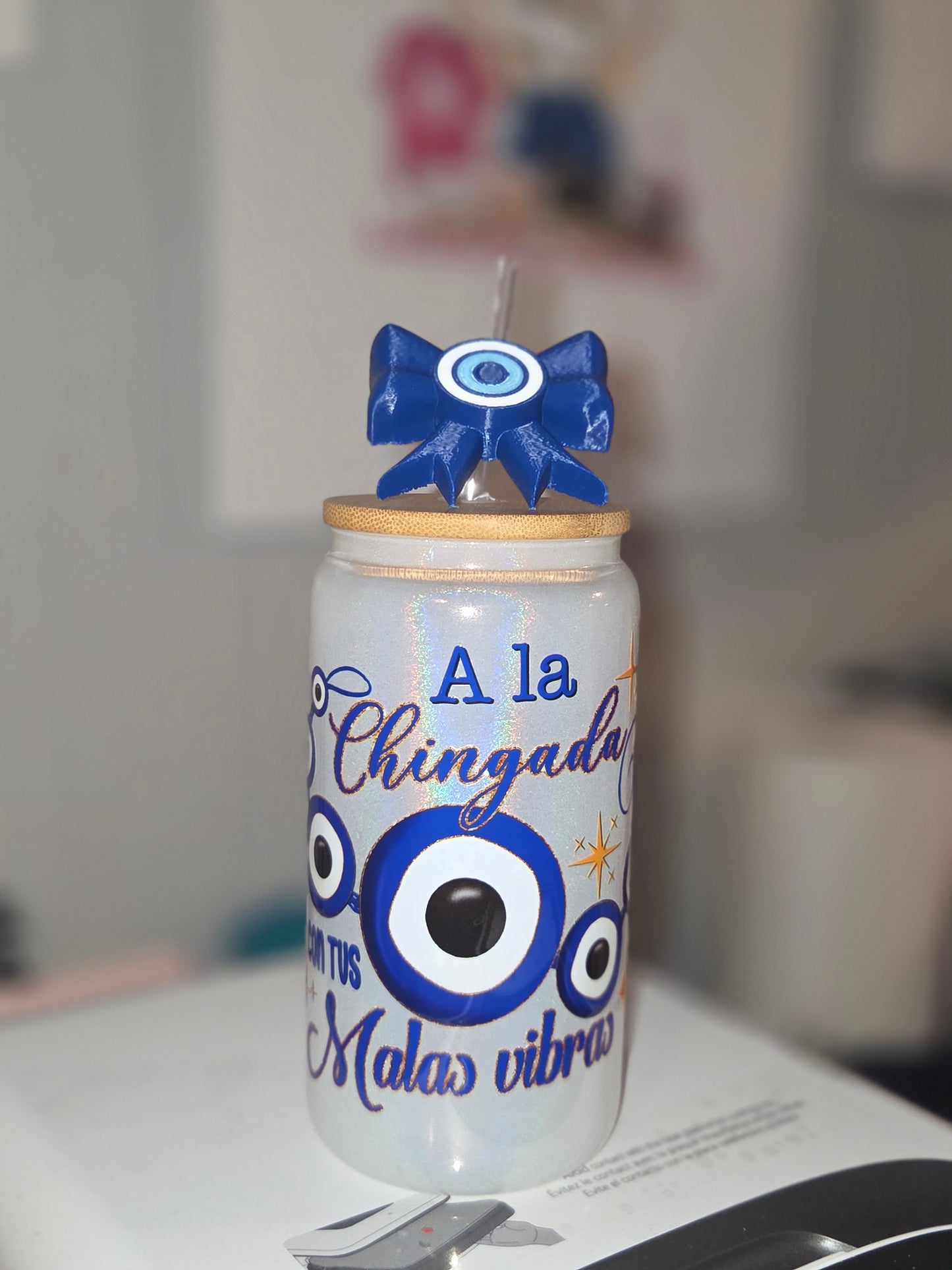 Malas Vibras/3D Topper/  Uv Wrap/ Cup 07