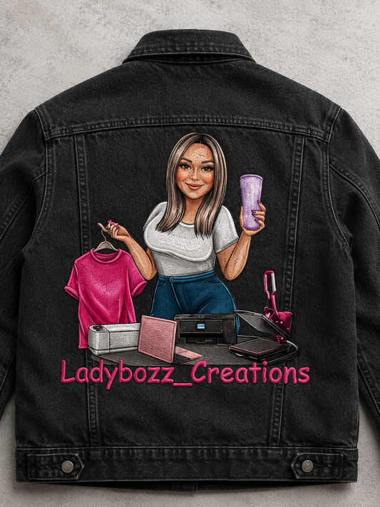 Custom/Embroidery Jacket/ – Full Back Design ONLY (Customer Provided Apparel)