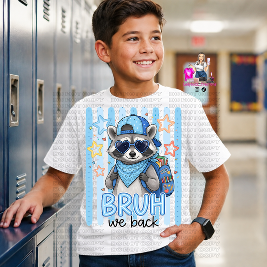 Back to School/Bruh/School/kids/tshirts