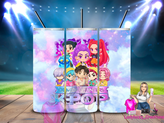 Huntrix/pop soda/ or sublimation print