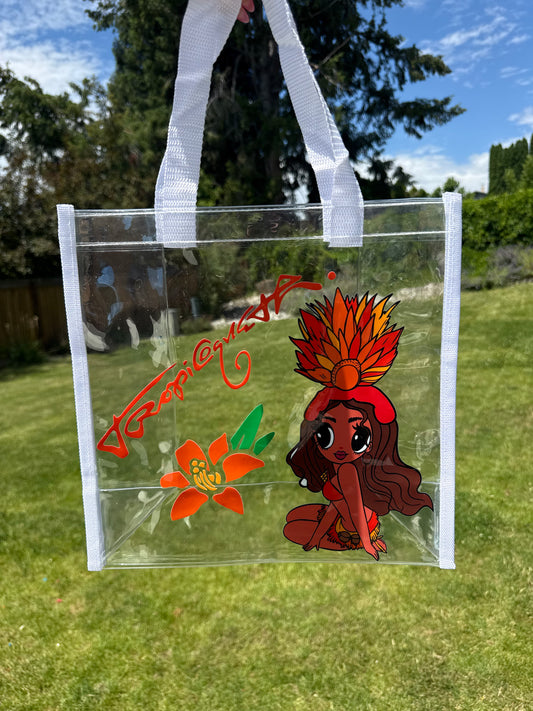 Clear Concert Tote Bag – Stadium Approved | 12" x 12" x 6"/Karol G