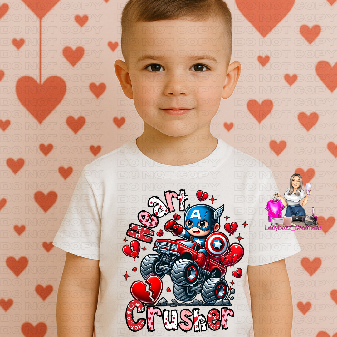 Heart Crusher Avengers/Valentines/kids/tshirts
