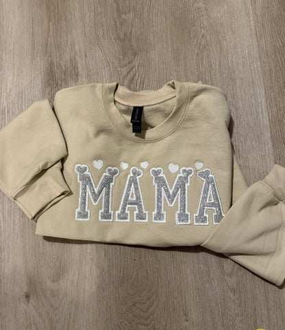 Mama Custom Embroidery Sweaters