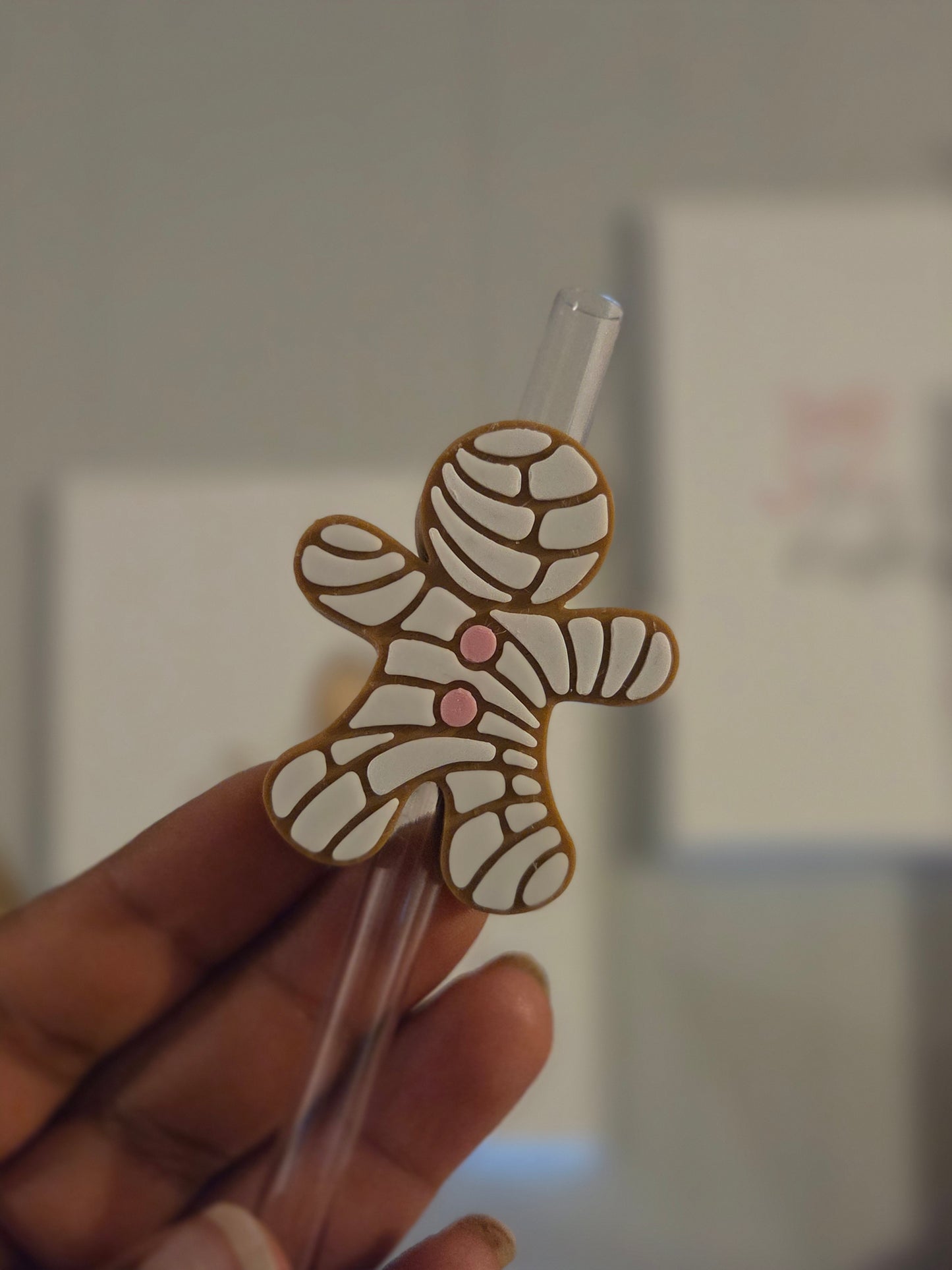 Gingerbread/STRAW TOPPER ONLY