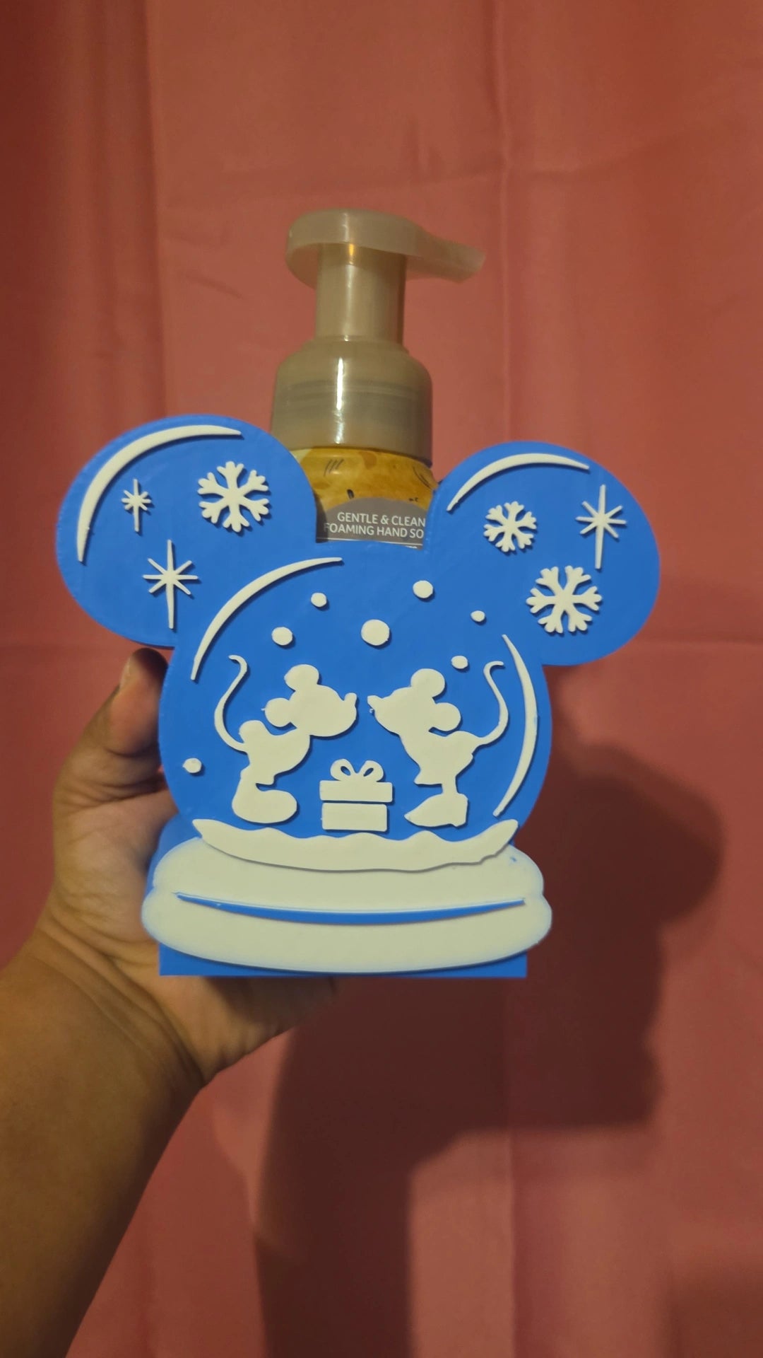 Mouse Soap Dispenser Holder/3D/Christmas