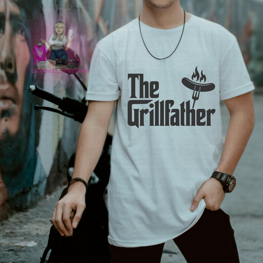 Fathers Day/The Grillfather/Tshirt or print only/
