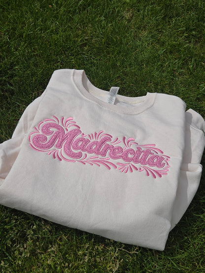 Madrecita Embroidery Appliqué Sweater