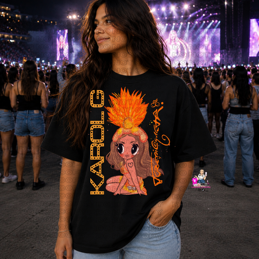 $20/Karol G Tropicoqueta Tour Shirts/Or Print ONLY