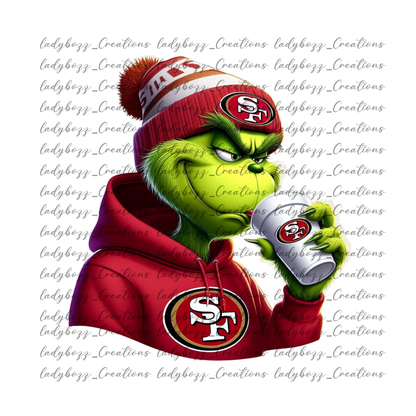 Green Guy Football /Every Team Available/Tshirt