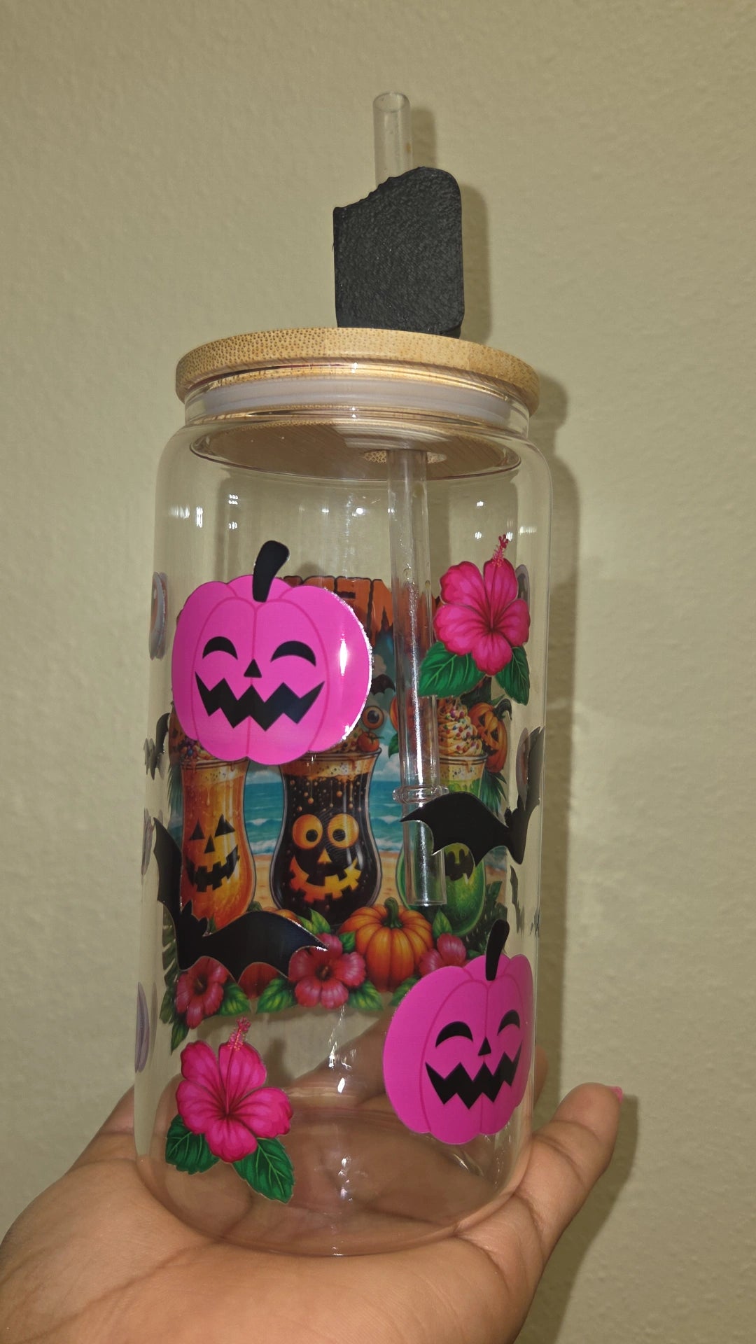Summerween Libbey Cup/3D Straw Topper