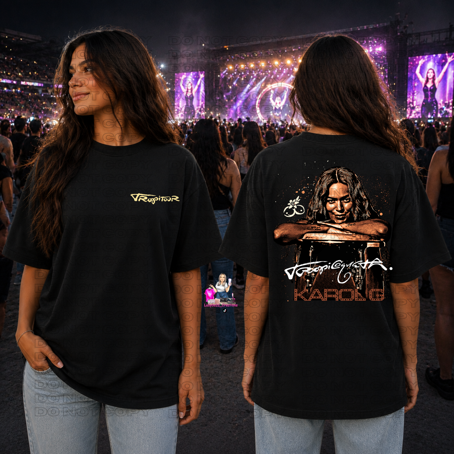 $20/Karol G Tropicoqueta Tour Shirts/Or Print ONLY