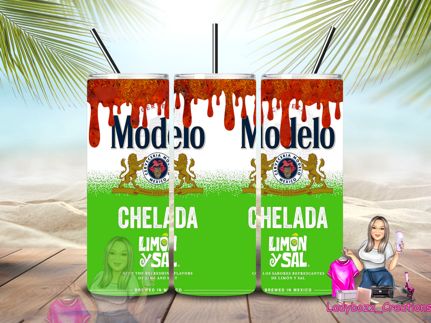 Modelo Tumbler/ or sublimation print/several options