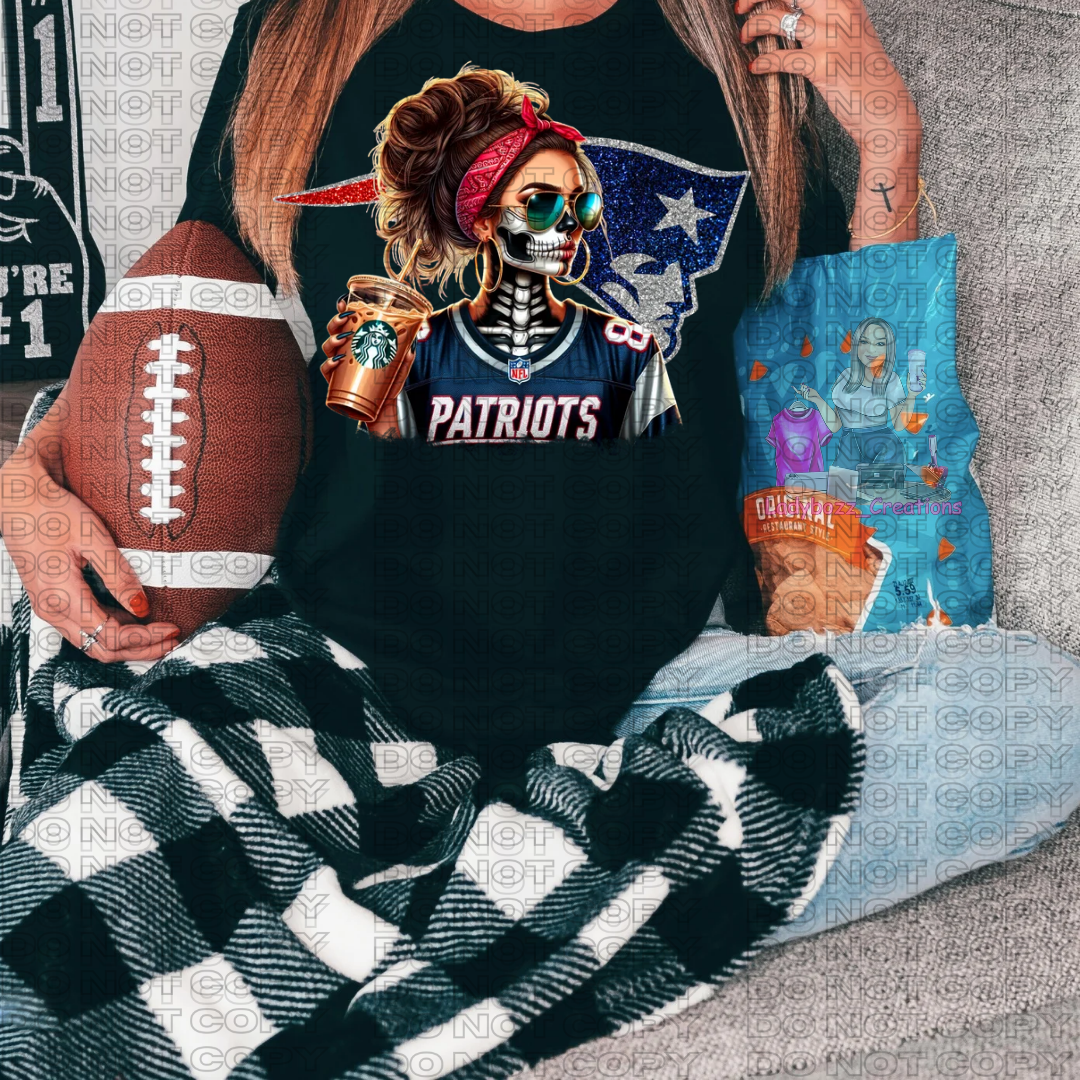 Skelly Football Girls/Every Team Available/Tshirt or Print Only