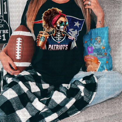 Skelly Football Girls/Every Team Available/Tshirt or Print Only