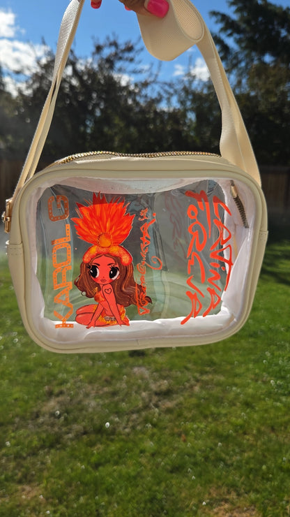 Clear Concert & Stadium Bag with 2 Custom Decals
